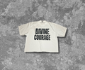 “Divine Courage “ Signature Tee (White/Black)